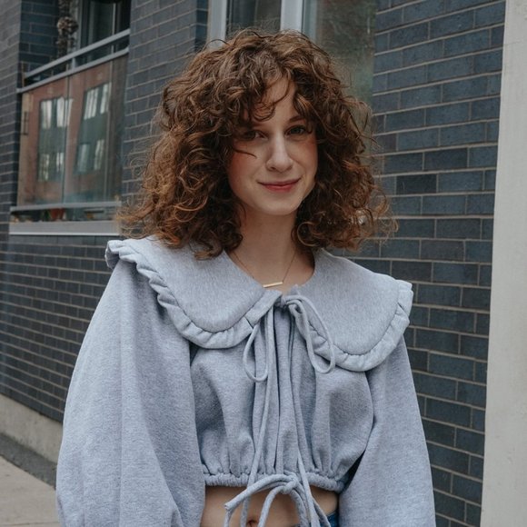 Gray Ruffled Collar Accessory - Picture 3 of 3